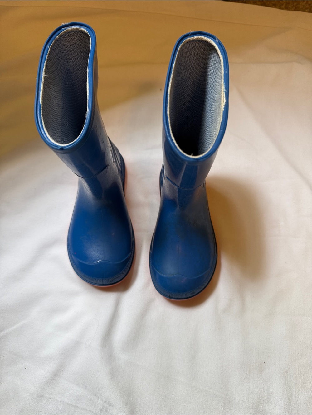 Kids Waterproof Blue Rain Boots